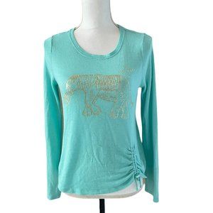 Junior's Top, Mudd, Green color, Size-XL (14/16)
